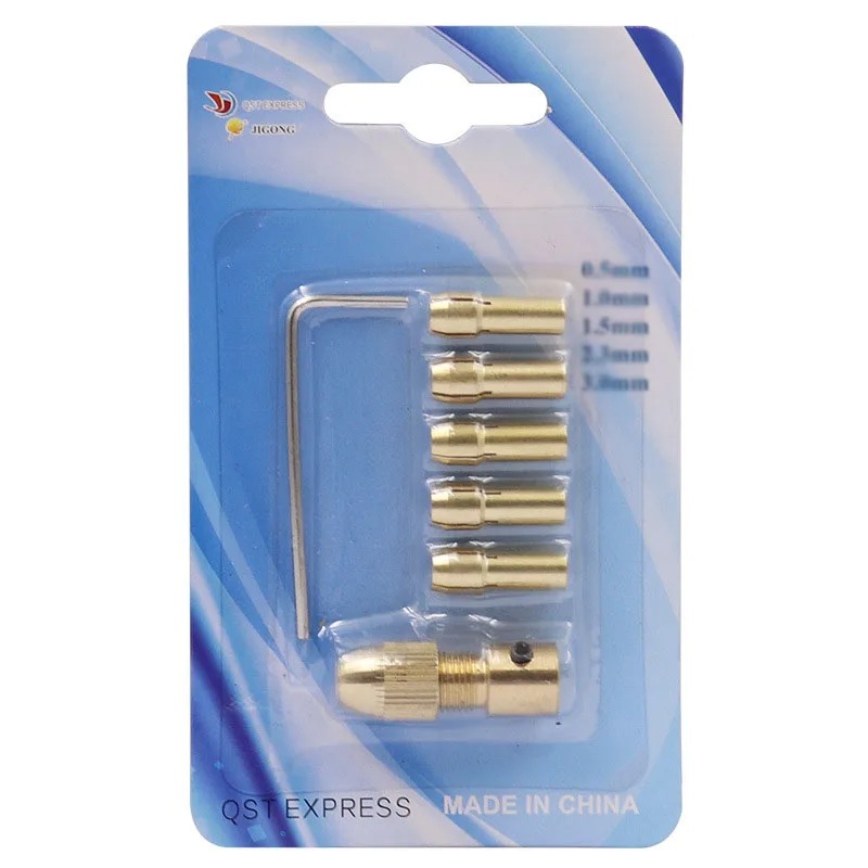 QST Express 7-Piece Mini Drill Chuck Set